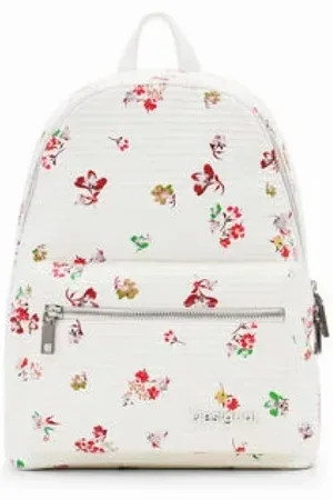 Desigual Femme, Sacs, Multicolore, Taille: ONE Size Sac à dos 24Sakp15 Blanc