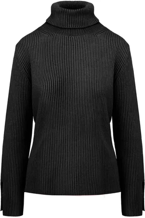 Bomboogie Femme, Pulls, Gris, Taille: 38 FR Pull en Laine Côtelée Essentiel Hiver