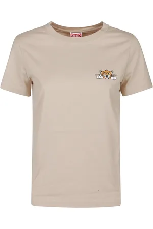Kenzo Femme, Tops, , Taille: 40 FR Tigre Heureux T-Shirt Classique