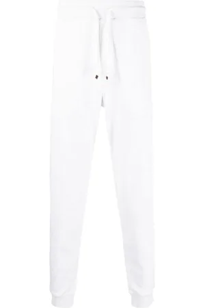 Brunello Cucinelli Homme, Pantalons, Blanc, Taille: S Pantalon de survêtement