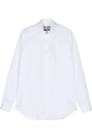 CANALI Homme, Chemises, Blanc, Taille: L Chemise habillée en coton impeccable