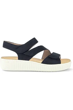 Gabor Femme, Chaussures, Bleu, Taille: 42 EU Sandales compensées