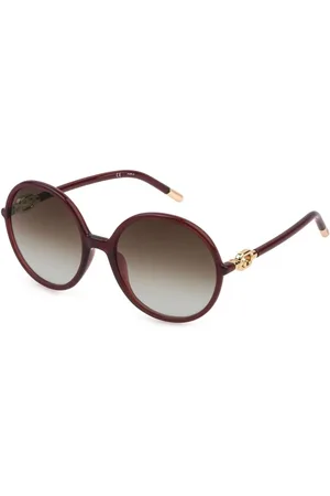 Furla Femme, Accessoires, Rouge, Taille: ONE Size Lunettes de soleil dégradées