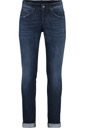 Dondup Homme, Jeans, Bleu, Taille: W38 Jeans Skinny avec Rivets Argentés