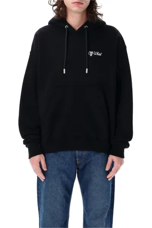 OFF-WHITE Homme, Sweatshirts et sweats à capuche, Noir, Taille: M Sweat à Capuche Script Skate