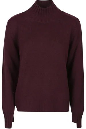 Canessa Femme, Pulls, Brun, Taille: 40 FR Pull Col Volcan