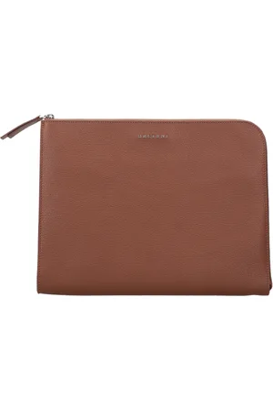 Orciani Homme, Accessoires, Brun, Taille: ONE Size Portefeuille Zippé en Cuir