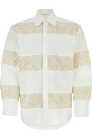 Msgm Homme, Chemises, Blanc, Taille: M Chemise en coton blanc