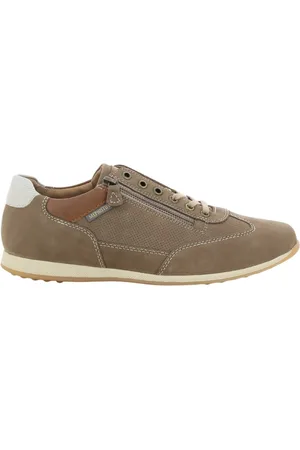 Mephisto Homme, Chaussures, Brun, Taille: 41 1/2 EU Chaussures pour hommes Taupe Leon