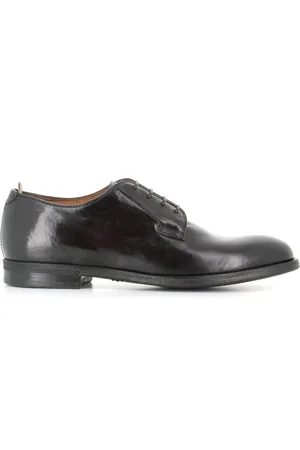 Officine creative Homme, Chaussures, Noir, Taille: 44 EU Chaussures Derby en Cuir Ébène