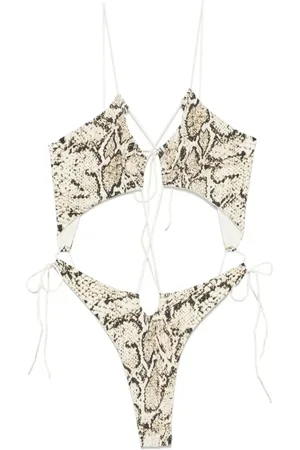 Amazuìn Femme, Maillots de bain, Multicolore, Taille: ONE Size Maillot de Bain avec Découpe