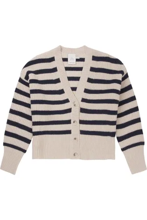 Munthe Femme, Pulls, , Taille: 46 FR Cardigan Rayé à Fermeture Boutonnée