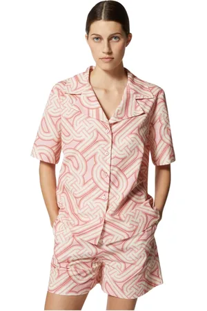 Silvian Heach Femme, Blouses et Chemises, Multicolore, Taille: 36 FR Chemise avec motif géométrique