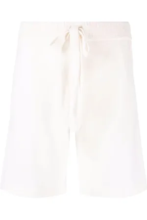 P.A.R.O.S.H. Femme, Shorts, Blanc, Taille: 42 FR Short Tricoté à Cordon de Serrage