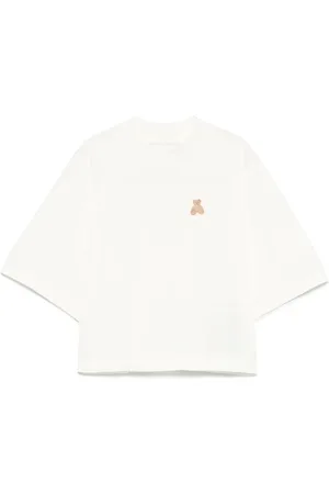 Palm Angels Femme, Tops, Blanc, Taille: 36 FR Ensemble T-Shirt & Polo