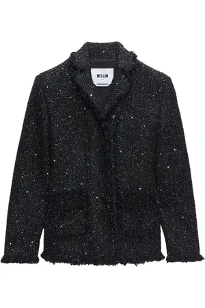 Msgm Femme, Vestes, Noir, Taille: 36 FR Veste Légère