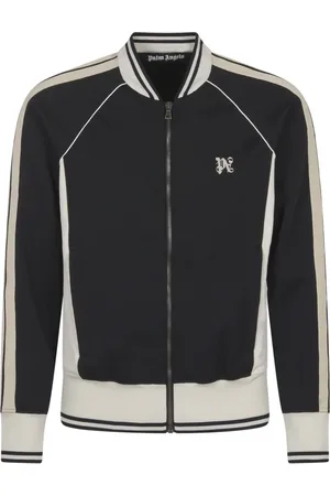 Palm Angels Homme, Sweatshirts et sweats à capuche, Noir, Taille: 2XL Veste de survêtement Monogram