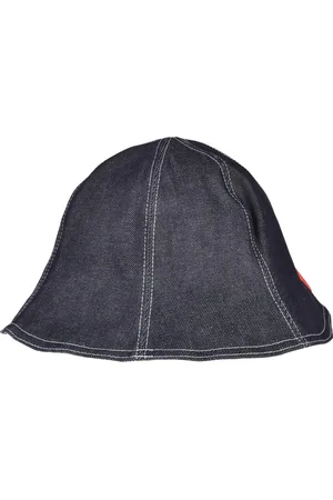 SUNNEI Femme, Accessoires, Bleu, Taille: ONE Size Chapeau Réversible en Toile 100% Coton