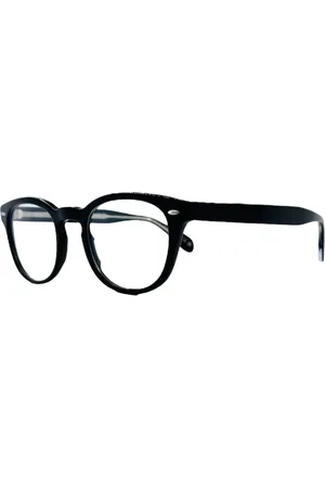Oliver Peoples Unisex, Accessoires, Noir, Taille: ONE Size Lunettes de soleil carrées faites à la main
