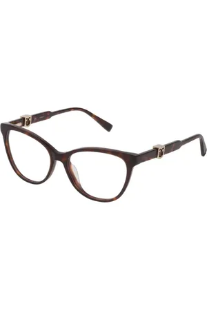 Furla Femme, Accessoires, Rouge, Taille: ONE Size Lunettes à monture en plastique rouge