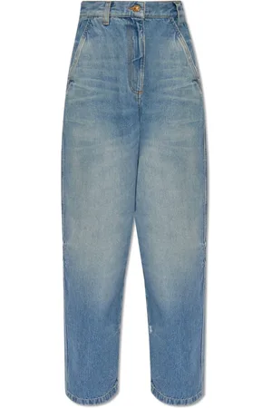 Palm Angels Femme, Jeans, Bleu, Taille: W25 Jean bleu avec logo