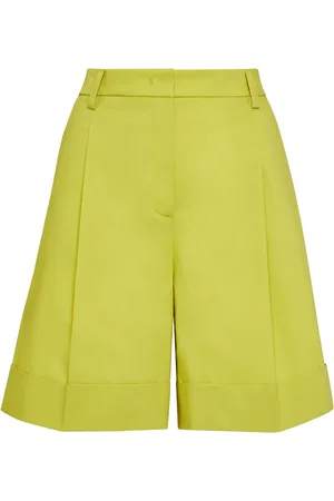MVP Wardrobe Femme, Shorts, Vert, Taille: 38 FR Shorts en Denim Décontracté