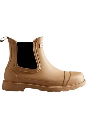 Hunter Femme, Chaussures, Brun, Taille: 37 EU Commando Chelsea Bottes