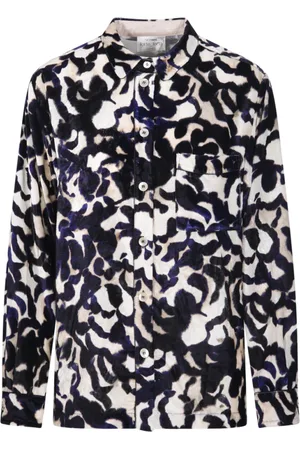 FORTE FORTE Femme, Blouses et Chemises, Noir, Taille: 38 FR Chemise de pyjama Ink Rose Alchemy