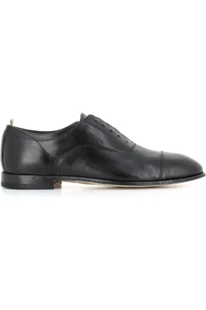 Officine creative Homme, Chaussures, Noir, Taille: 40 EU Derbies Plates en Cuir Noir