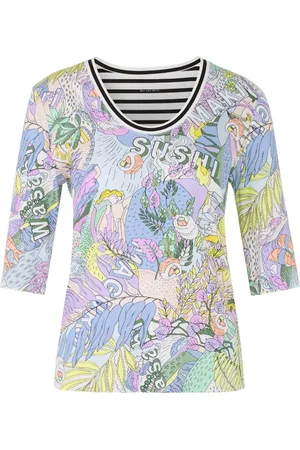 Marc Cain Femme, Blouses et Chemises, Multicolore, Taille: 40 FR Élégante Robe Style J58