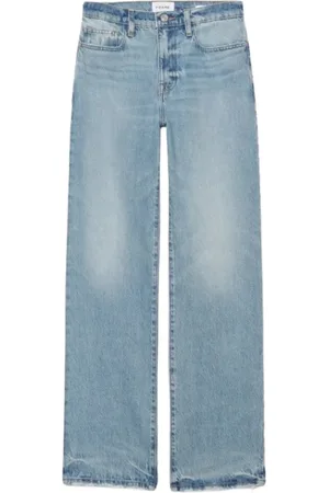 Frame Femme, Jeans, Bleu, Taille: W30 Wide Leg Jeans Le Jane