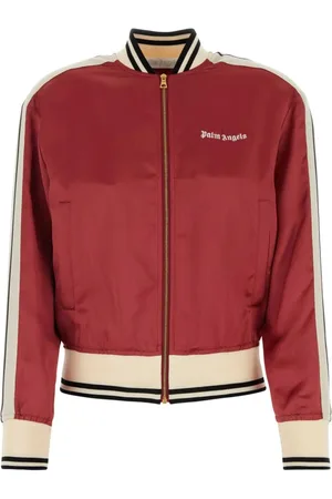 Palm Angels Femme, Vestes, Rouge, Taille: 36 FR Veste Bomber Tiziano Rouge en Viscose