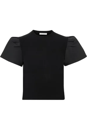 Nina Ricci Femme, Tops, Noir, Taille: 44 FR T-shirt à manches bouffantes