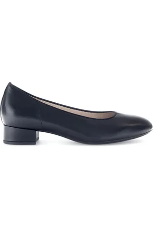 Gabor Femme, Chaussures, Noir, Taille: 38 EU Escarpins en Cuir Lisse Noir