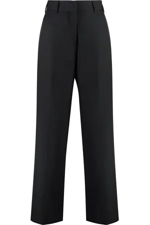 Palm Angels Femme, Pantalons, Noir, Taille: 36 FR Pantalon Large