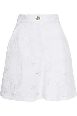 GENNY Femme, Shorts, Blanc, Taille: 40 FR Shorts Blancs pour Femmes