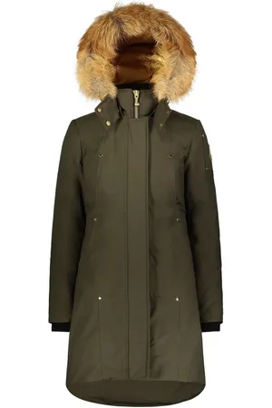 Moose Knuckles Femme, Manteaux, Vert, Taille: 40 FR Parka Stirling ornée d