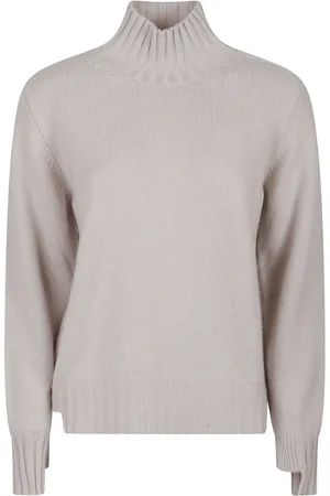 Canessa Femme, Pulls, Gris, Taille: 36 FR Pull Col Volcan