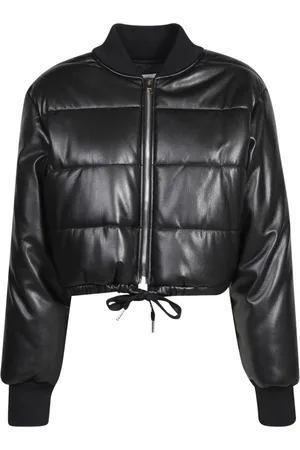 Msgm Femme, Vestes, Noir, Taille: 36 FR Veste matelassée rembourrée avec ourlet à cordon de serrage