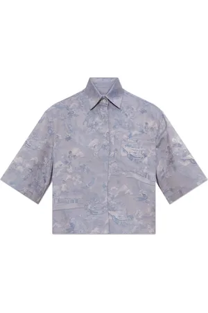 OFF-WHITE Femme, Blouses et Chemises, Violet, Taille: 38 FR Chemise à poche
