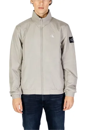 Calvin Klein Homme, Vestes, Gris, Taille: M Veste Harrington Rembourrée Collection Homme