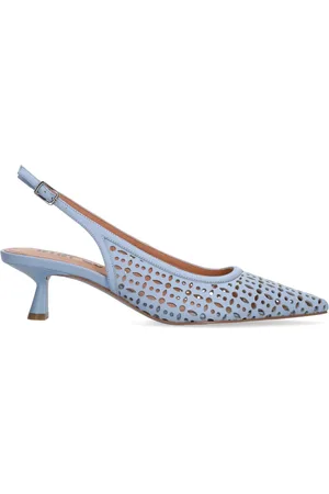 Bibi Lou Femme, Chaussures, Bleu, Taille: 39 EU Escarpins Bleu Clair avec Découpe Laser