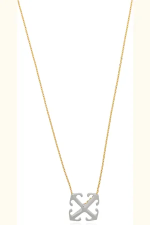 OFF-WHITE Femme, Accessoires, Jaune, Taille: ONE Size Collier Logo