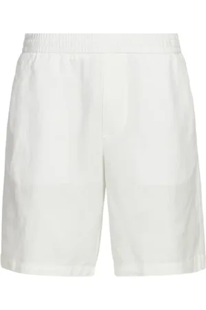 Armani Exchange Homme, Shorts, , Taille: W32 Shorts en lin à taille élastique