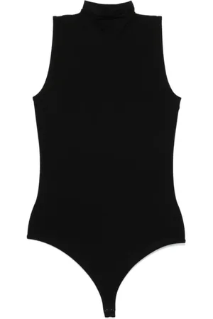 Wolford Femme, Tops, Noir, Taille: 38 FR Haut Noir sans Manches à Col Haut
