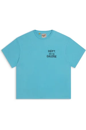 GALLERY DEPT. Homme, Tops, Vert, Taille: M T-shirt Français `Light Teal`