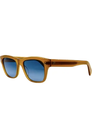 Oliver Peoples Unisex, Accessoires, Jaune, Taille: ONE Size Lunettes de soleil faites à la main - Style classique