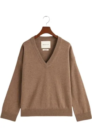 GANT Femme, Pulls, , Taille: 38 FR Pull en maille col V