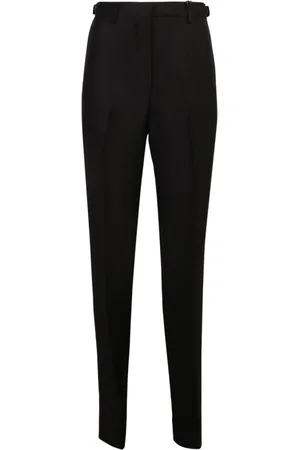 Msgm Femme, Pantalons, Noir, Taille: 38 FR Pantalon Taille Haute