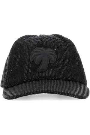 Palm Angels Femme, Accessoires, Noir, Taille: ONE Size Casquette de baseball glamour ornée